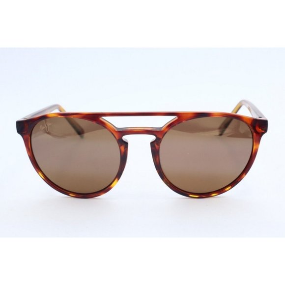 Maui Jim AH DANG MJ781-10 Oval Tortoise Sunglasses HCL® Bronze Polarized (A) main image 4